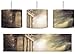 Produktbild Apollon Tempel Ruine in Side Bunstift Effekt inkl. Lampenfassung E27, Lampe mit Motivdruck, tolle Deckenlampe, Hängelampe, Pendelleuchte - Durchmesser 30cm - Dekoration mit Licht ideal für Wohnzimmer, Kinderzimmer, Schlafzimmer