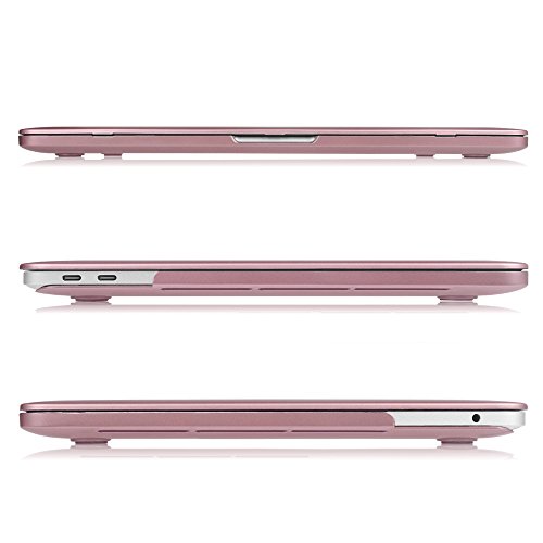 Fintie MacBook Pro 13 Hülle 2016 – Ultra Slim Plastik Hartschale Schutzhülle Snap Case für NEUESTE 13-zoll MacBook Pro 13″ (2016 Freisetzung) A1706 / A1708 mit/ohne Touch Bar and Touch ID, Roségold - 5