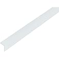 Gah-Alberts Angle Profile – Plastic – 1,000 x 20 x 20 mm Pack of 1, Clear 485092.0