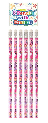 24x Bleistift Pferd | Mitgebsel | Pferdeparty | Ponyparty | rosa | Schule