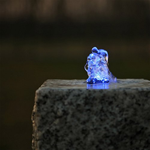 Springbrunnen Beleuchtung LED Ring blau Kranz Lichtkranz für Gartenbrunnen Brunnen Wasserspiel Quellstein Bachlauf Teich