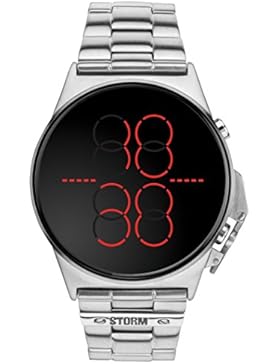STORM London Digimec Herrenuhr silber/schwarz 47227/BK