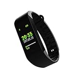 Bluetooth Smartwatch Uhr Intelligente Armbanduhr Fitness Tracker Armband Sport Uhr,Mit Kamera,Schrittz?Hler, Herzfrequenz,Schlaftracker,Geeignet Fürmann, Frau, Kind Uhr,Black