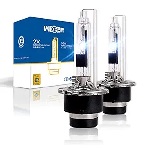 Wideep D2R Xenon HID Headlight Bulbs, 6000K 35W, 2Yrs WTY, Car Headlight Lamp Replacement Bulb for High Low Beam, 2 Pcs