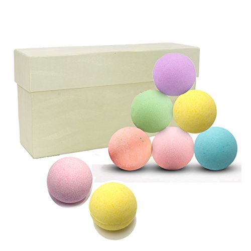Bath Bombs Gift Set by SUNZEALLY- Pack of 8