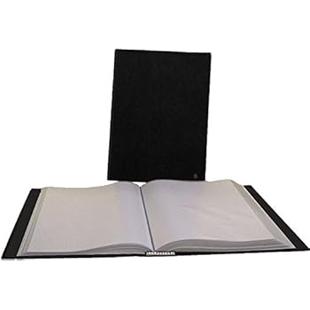 Q Connect 100-Pocket Presentation Display Book - Black: Amazon.co.uk ...