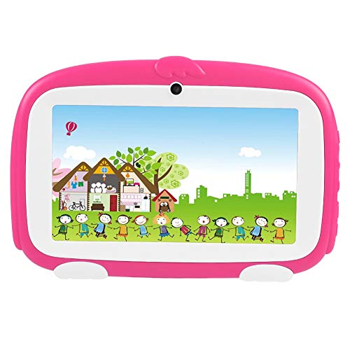 Preisvergleich Produktbild VBESTLIFE 7 Zoll Tablet PC,Dual Kamera WiFi Mini Learning Tablet,1G + 8 GB für Kinder Früherziehung,unterstüzt Android 4.4(Pink)