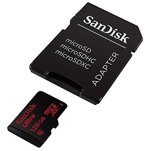 SanDisk Ultra Android microSDXC 128GB bis zu 48 MB/Sek, Class 10 Speicherkarte + SD-Adapter - 6