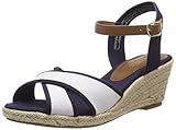 TOM TAILOR Damen 695200930 Riemchensandalen, Weiß (White 00002), 38 EU