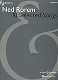 Image de Ned Rorem 10 Selected Songs: High Voice