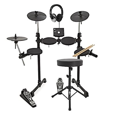 Gear4Music Digital Drums 400 Pack avec Batterie Électronique Compacte par Gear4music