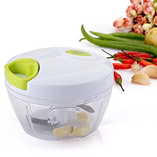 keynis® Gemüse und Obst Zwiebel Zerkleinerer Manuell Hacken Schneiden Mischen mit 3 Klingen - 7