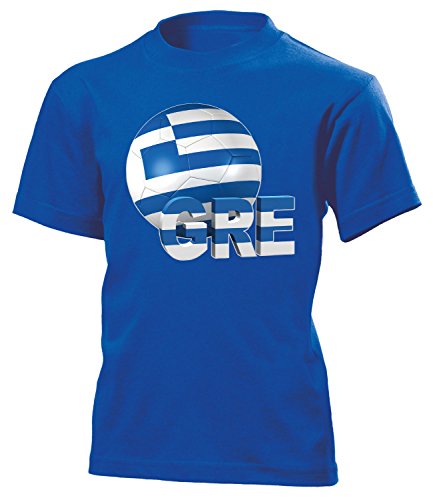 Griechenland FANSHIRT 5135 Kinder T-Shirt (K-B) Gr.128