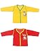 Babeezworld Baby Cotton Front Open Full Sleeves Vest Tshirt Jhabla Top Suitable For Girls & Boys (Kids Pack Of2) RS.299.00