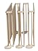 FoxHunter Portable Baby Child Children Foldable Playpen Play Pen Room Divider Wood Wooden 6 Side Panel Heavy Duty New