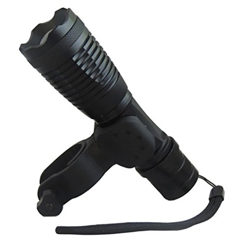 Zoom Wiederaufladbar High Power LED Torch Flashlight 18650 Gold AAA Battery 5 Modus CREE XML T6 LED Flashlight - 2