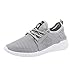 Produktbild TWISFER Ultradünne Weiche Unterseite Fliegen Gewebt Leichte Laufsportschuhe Herren Outdoor Mesh Schuhe Lace Up Komfortable Sohlen Turnhalle Sportweg Wanderschuhe Turnschuhe Socken Sneakers