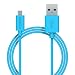 Produktbild Incipio Micro-USB Lade/Synchronisations Kabel (1 m) für Smartphone/Tablet (z.B. Samsung Galaxy S5 Neo/S6/S6 Edge/S6 Edge+/S7/S7 Edge/Note 5, HTC One M9) hellblau
