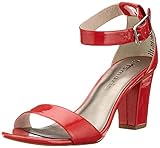 Verstellbarer Riemen Tamaris Damen 1-1-28018-22 Riemchensandalen, Rot (FIRE PATENT 632), 40 EU