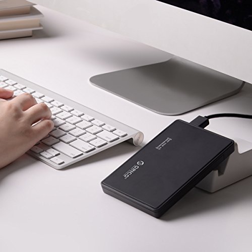 ORICO – 2,5″ Externes Festplattengehäuse, USB 3.0, für SATA 2,5-Zoll Notebook Interne HDD und SSD von 7 / 9,5 mm, Werkzeugfreie Montage, Hochgeschwindigkeits 5 Gb/s - 7