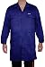 Produktbild Arbeitskittel, Kittel, Herrenkittel, Herrenmantel, Arbeitsmantel, Apron, grau, 250g/m2 (XXL, navy-blau)