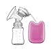 Price comparison product image Intelligent Electric Breast Pump Mute Large Suction Automatic Milking Machine with Massage Function Pregnant Baby Milk Collector Portable Maternal and Child Supplies WUHX,Pink