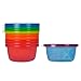 The First Years Sava Semi Disposable Bowls with Lids (8 oz/237 ml) (Colours May Vary) (Pack of 7)