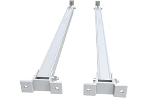 NuaSol Set di montaggio per centrali elettriche da balcone | 4 pezzi supporto pannello solare | supporto per pannello solare | 30°-60° | regolabile individualmente | set di viti e dadi | supporto