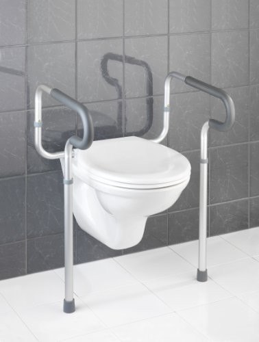 WENKO 20925100 WC-Stützhilfe Secura, Aluminium, 55.5 x 71-81.5 x 48 cm, Aluminium - 5