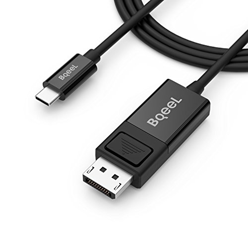 TICTID Cavo USB C a DisplayPort, Adattatore Tipo-C a DP ad Alta Definizione 4K @ 60Hz (Compatibile con Thunderbolt 3), per 2016/2017 MacBook PRO, MacBook, ChromeBook Pixel ECC (USB C a DisplayPort)