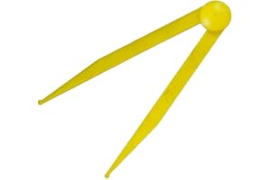 grandeemporio Biliardo Accessori. Compasso Calibro in PVC Lunghezza cm. 12 Tascabile, per misurazioni nel Gioco boccetta.