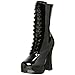Produktbild Pleaser ELECTRA-1020, Damen Halbschaft Stiefel, Schwarz (Schwarz (Blk Pat)), 39 EU (6 Damen UK)