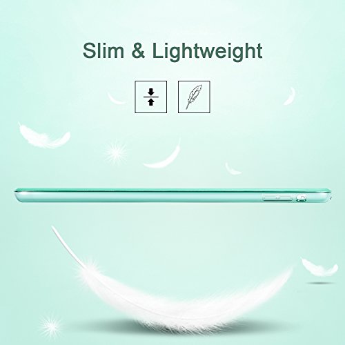 iPad Mini Hülle, ESR® Yippee Series Auto Aufwachen / Schlaf Funktion PU Ledertasche mit Durchschaubar Rückseite Abdeckung Schutzhülle für iPad mini 3/2/1 (MintGrün) - 9