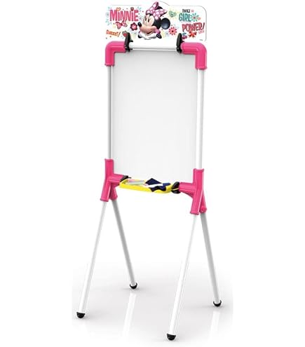 Tableau Enfant Mickey Mouse Tableau Double Face Mickey Mouse - Ardoise Craie Et Feutre Effaçable Pour Enfants 3 Ans Jeu Créatif Chicos 53009