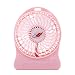 Produktbild LybCvad Mini Lüfter Büro USB portable Desktop tragbare niedliche Fan 7W Wind Ventilator Power 140 * 106 * 42mm, Rosa