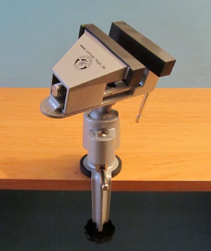 Mini Schraubstock drehbar um 360° mit Drehbarer Kopf in „Hoher Qualität“ - 3