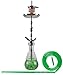 Produktbild Amy Shisha Deluxe Glorious 630D Silver-Shaft Green-4