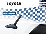 Länge: ca. 85 mm NIQ AM/FM Auto-Kurz-Stab-Tuning-Sport-Ersatz-Dach-Antenne für Toyota M5+M6 Gewinde