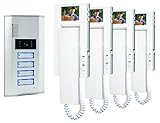 3 Jahre Garantie Smartwares VD64 SW Video-Türgegensprechanlage für 4 Teilnehmer