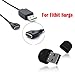 Produktbild xiemin Ersatz Ladekabel und Bluetooth kabelloser USB Sync Dongle für Fitbit Laden/Laden HR/Überspannungsschutz/Flex/Force Activity Monitor Trackers Surge Cable+Fitbit Dongle
