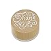 Produktbild cmoo6y Holz Gummi Stempel Runde Form Handschrift Wishes Motiven Craft, "Thank You"