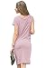 Sweet Mommy Random Tiered Maternity and Nursing Dress SO1233 PK M(8-10)