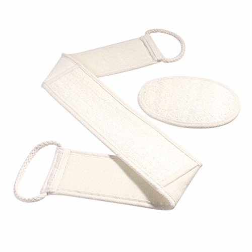 ULTNICE 2pcs Back Scrubber Strap Shower Sponge Pads Body Puff Bathing Pouf Exfoliator for Men Women RS.399 (50.00% Off) - Amazon