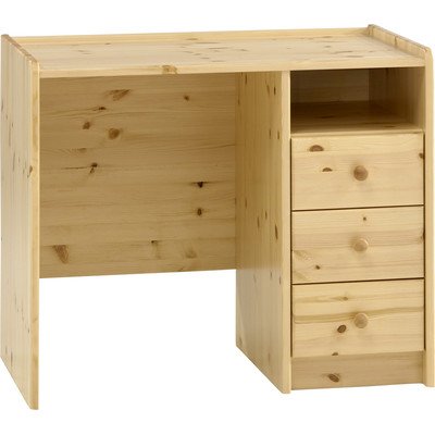 Tot to Teen 3 Drawer Desk Finish: Natural Lacquer