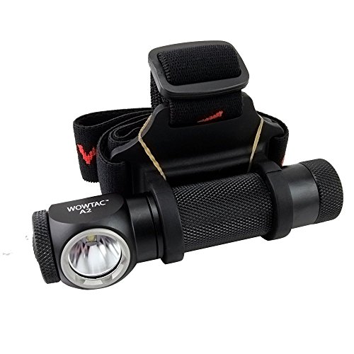 Wowtac® A2 Superheller LED Stirnlampe LED Kopflampe CREE XP-G2 LED 5 Helligkeiten zu wahlen, Max 550 Lumen, LED Stirnlampen, LED Kopflampen, Kopfleuchten, inklusive 1 x USB 18650 2600mAh Akku - 2