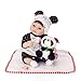 Produktbild Reborn Baby-Puppe Soft Simulation Silikon Vinyl Tuch Body 15.7 Zoll 40Cm Lebensechte Magnetische Mund Lebendig Junge Mädchenspielzeug Panda Kleidung Xmas Festliche Gabe WENNIU