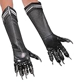 Captain America 3 Deluxe Black Panther Costume Gloves Child One Size
