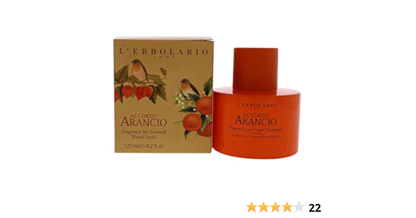 L'Erbolario Accordo Arancio - Fragranza per Legni Profumati, 125 ml :  Amazon.it