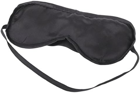 2PCS Smooth Sleeping Face Eye Mask Black Blindfold Sleep Mask Natural Silk Covering Sleeping Eye Shade Patch Skin-Friendly Eyemasks for Man Women Adults Kids Dark Circles Travel