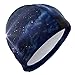 Produktbild Gebrb Badekappe/Schwimmkappe/Bademütze, Swim Cap Starry Sky Mens Swimming Cap Boy Adult Teen Swimming Hat No-Slip